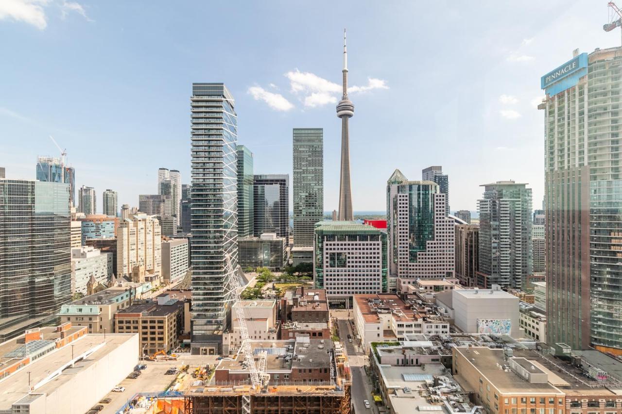 Luxury 2 Bedroom In The Heart Of Entertainment District W/ Cn Tower View Торонто Экстерьер фото