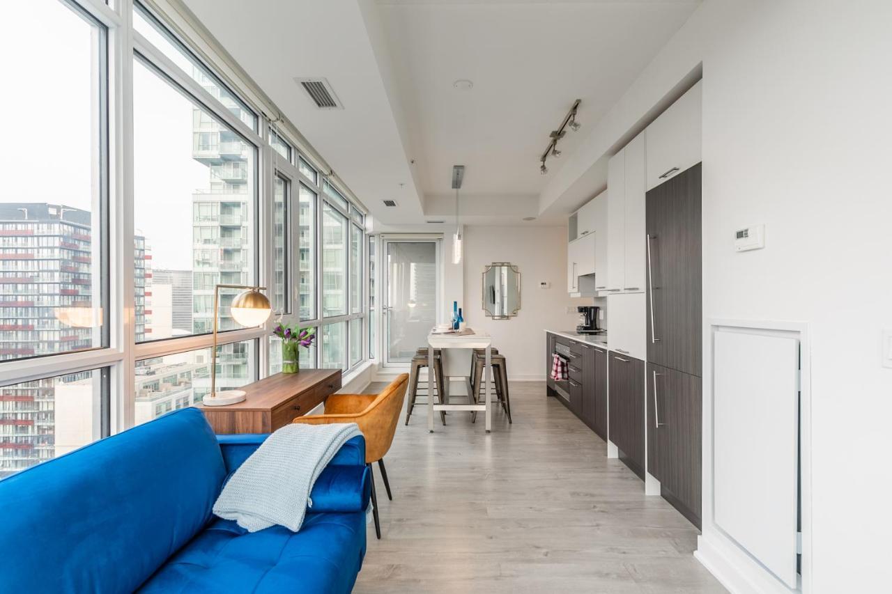 Luxury 2 Bedroom In The Heart Of Entertainment District W/ Cn Tower View Торонто Экстерьер фото